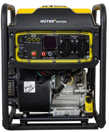 Генератор бензиновый HUTER DN7500i 64/10/11, 5.5 кВт, Черный детальное изображение - 2