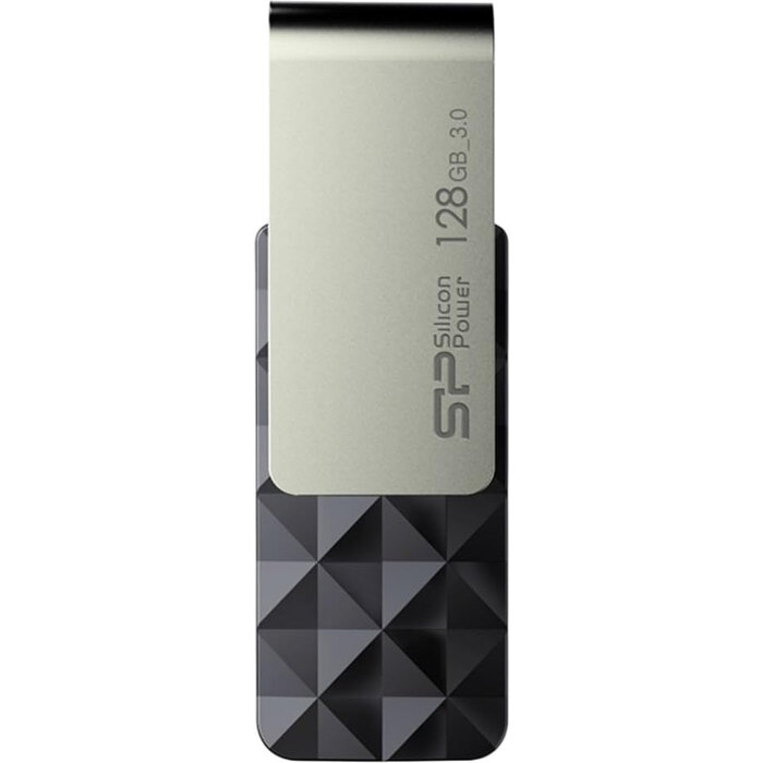 USB Flash накопитель Silicon Power Blaze B30 (SP128 ГБUF3B30V1K) 128 ГБ, черный №3