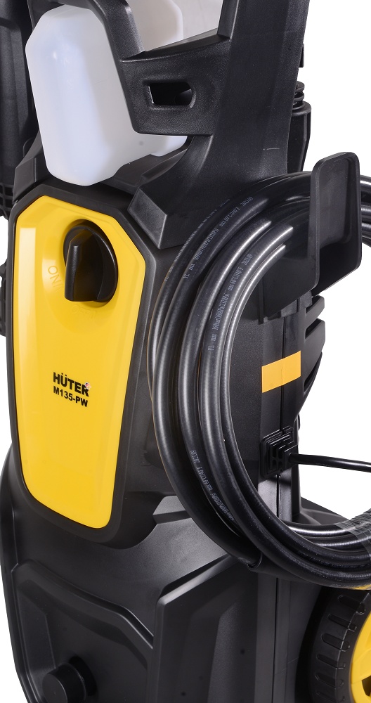 Мойка высокого давления HUTER M135-PW, 1.65 кВт, 135 бар, Черный/Желтый детальное изображение - 7