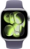 Умные часы Apple Watch Series 11 46 мм, Silver Aluminium Case with Purple Fog Sport Band, GPS, Фиолетовый туман вариант - 2