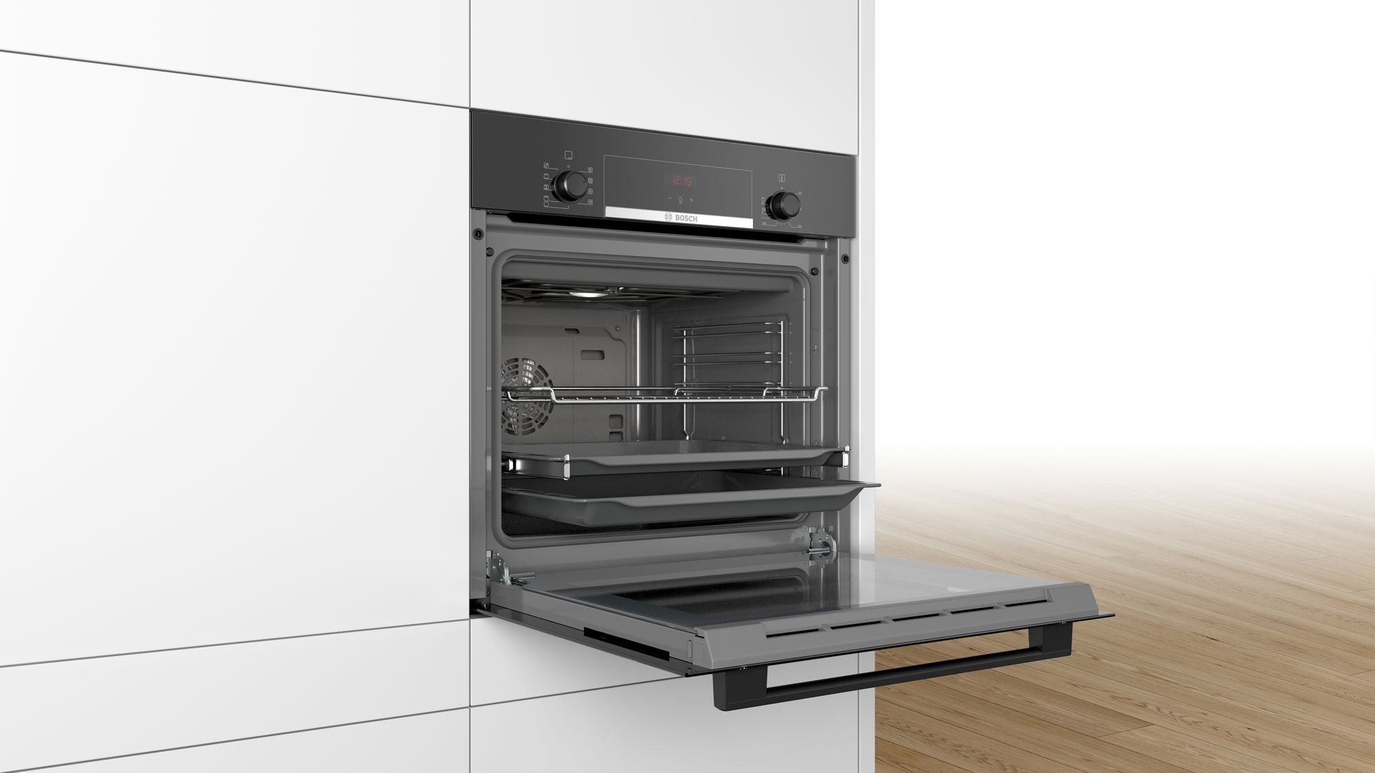 Духовой шкаф Bosch HBF 534EB0R, черный детальное изображение - 7