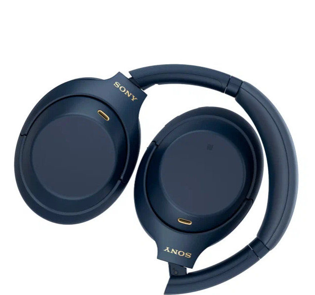 Беспроводные наушники Sony WH-1000XM4, Синий детальное изображение - 2