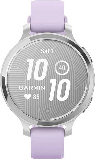 Смарт-часы Garmin Lily 2 Active, 38 мм, с серебристым безелем, фиолетовый силиконовый ремешок детальное изображение - 4
