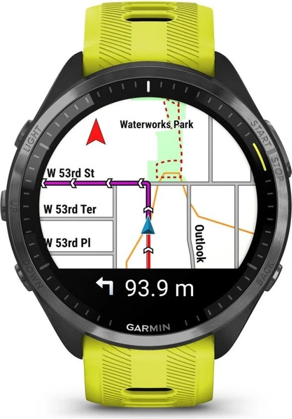 Смарт-часы Garmin Forerunner 965, Желтый детальное изображение - 3
