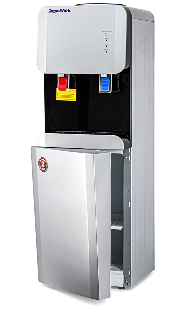 Кулер для воды со шкафчиком Aqua Work 105-LR (24020), Белый детальное изображение - 3