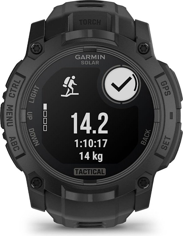 Смарт-часы Garmin Instinct 3 Solar Tactical Edition, 50 мм, Черный детальное изображение - 6
