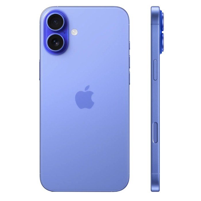 Смартфон Apple iPhone 16 Plus 128 Гб, Ультрамарин, nano SIM + eSIM №2