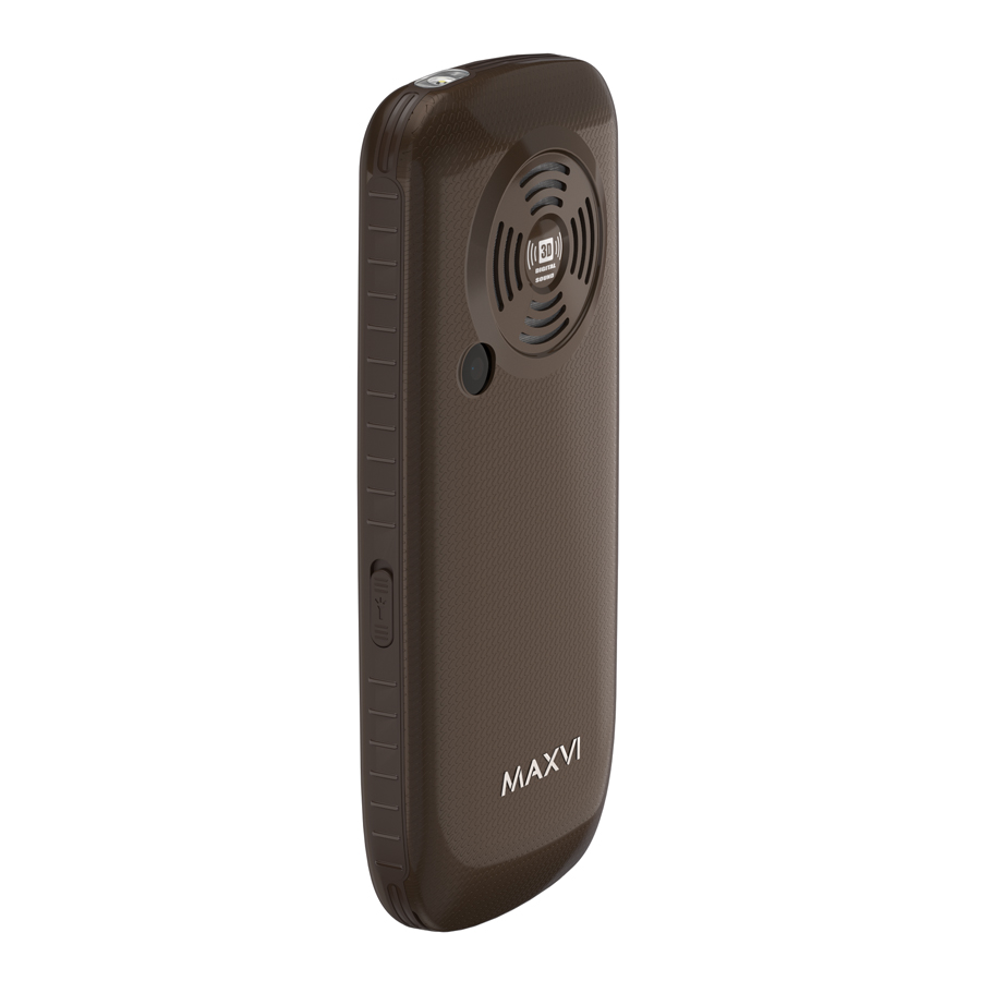 Мобильный телефон MAXVI B9, 32 Мб, Коричневый, Dual mini-SIM детальное изображение - 6