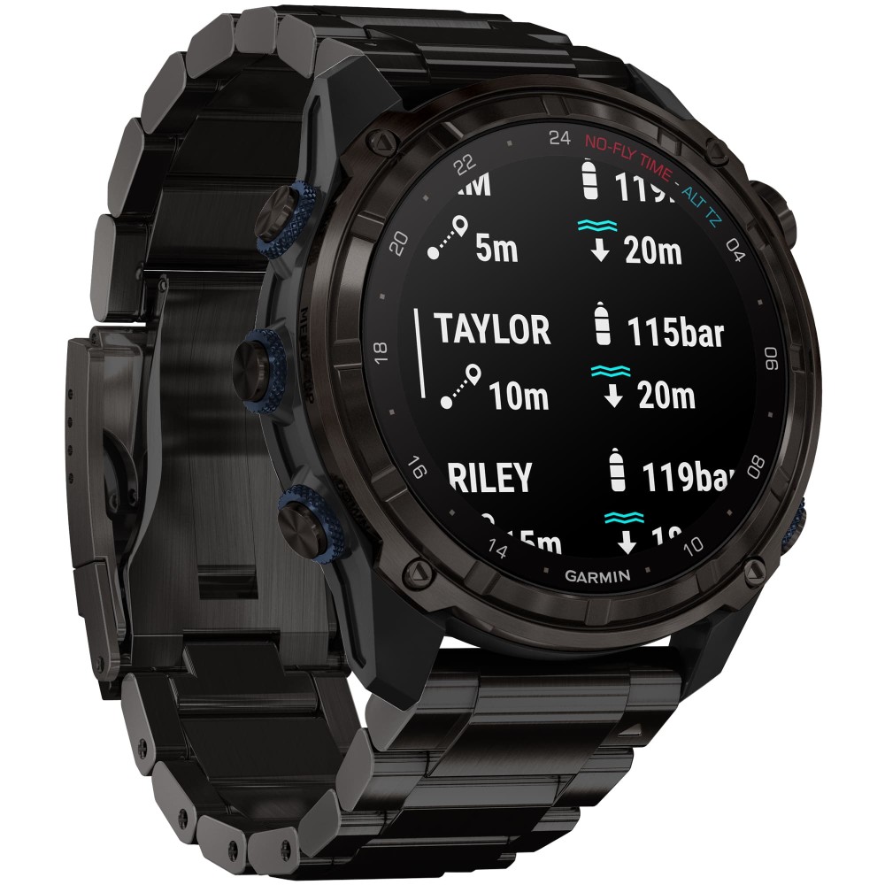 Смарт-часы Garmin Descent Mk3i, 51 мм, Carbon Gray DLC Titanium / DLC Titanium Band, Черный детальное изображение - 5