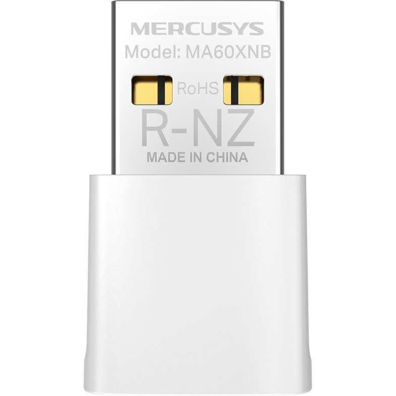 Wi-Fi адаптер Mercusys MA60XNB, Wi-Fi 5 + Bluetooth 5.3, Белый детальное изображение - 1