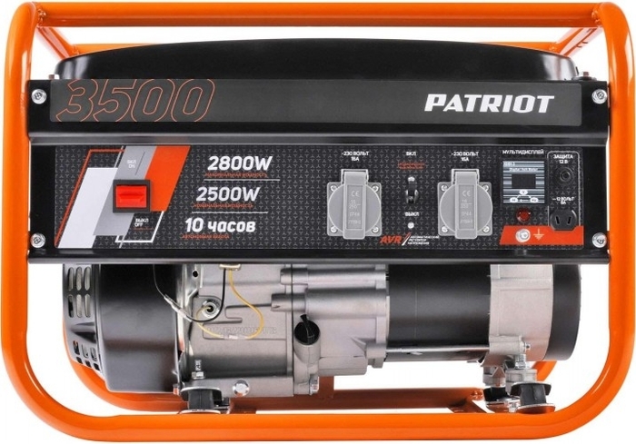 Генератор бензиновый PATRIOT GRS 3500 476102245, 2.5 кВт, Оранжевый №6