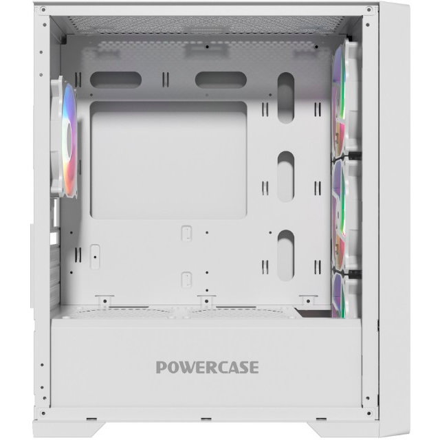 Корпус Powercase Alisio Micro X4W V2, Белый детальное изображение - 6