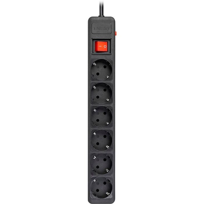 Сетевой фильтр SmartBuy SBSP-6-30-K, 3 м, Черный №2