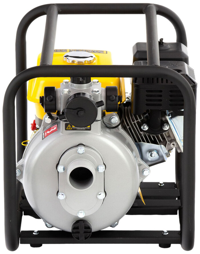 Мотопомпа бензиновая Denzel 99203 PX-50H высоконапорная, 600 л/мин, 50 мм, напор 65 м, d=50 мм, 5150 Вт, Желтый №2