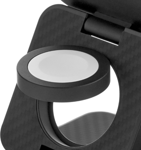 Беспроводное зарядное устройство uBear Balance Supreme 3в1 Kevlar edition (WL17BL31-AW), Черный детальное изображение - 4