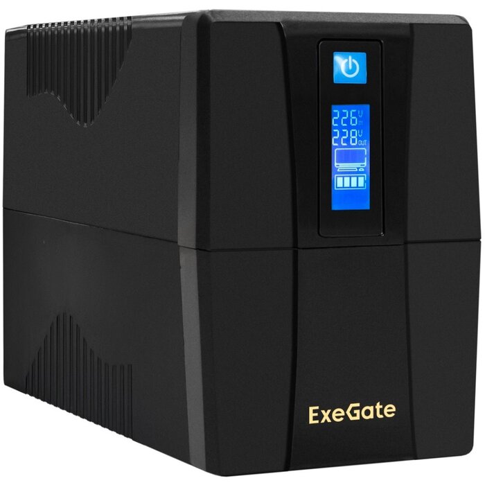 ИБП ExeGate SpecialPro Smart LLB-1000.LCD.AVR.1SH.2C13 №1
