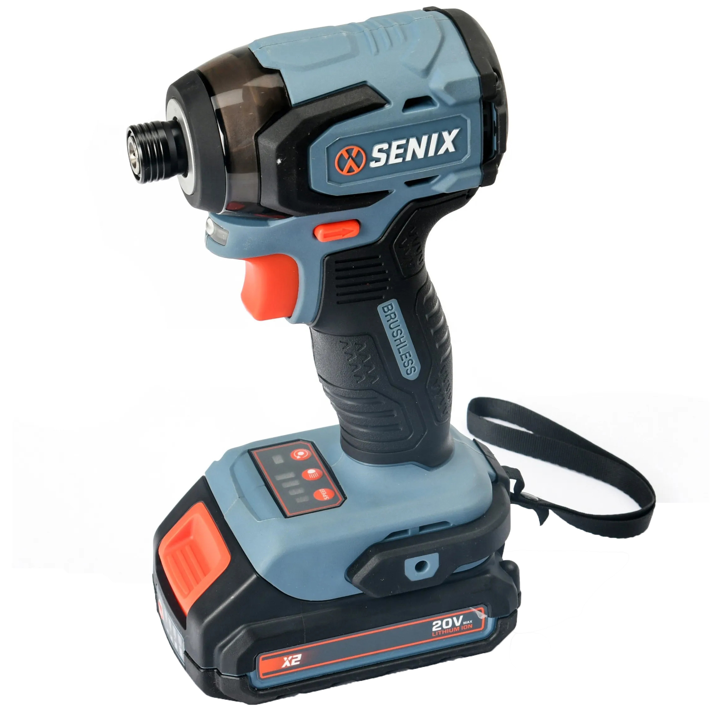 Ударный аккумуляторный винтоверт SENIX PDIX2-M2-EU, 20 В, 180 Нм, 4 А·ч детальное изображение - 1