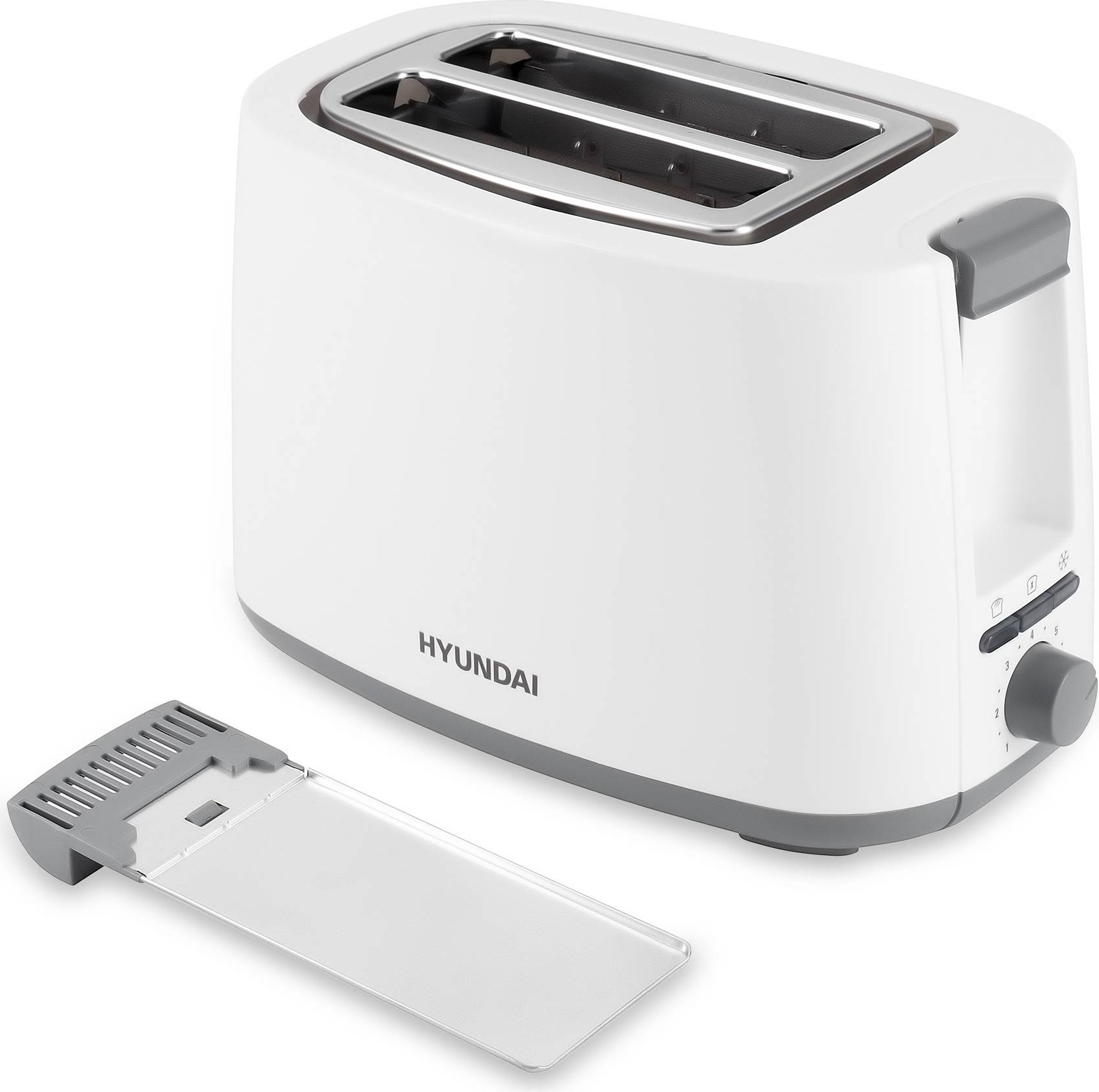 Тостер Hyundai HYT-2301, Белый детальное изображение - 6