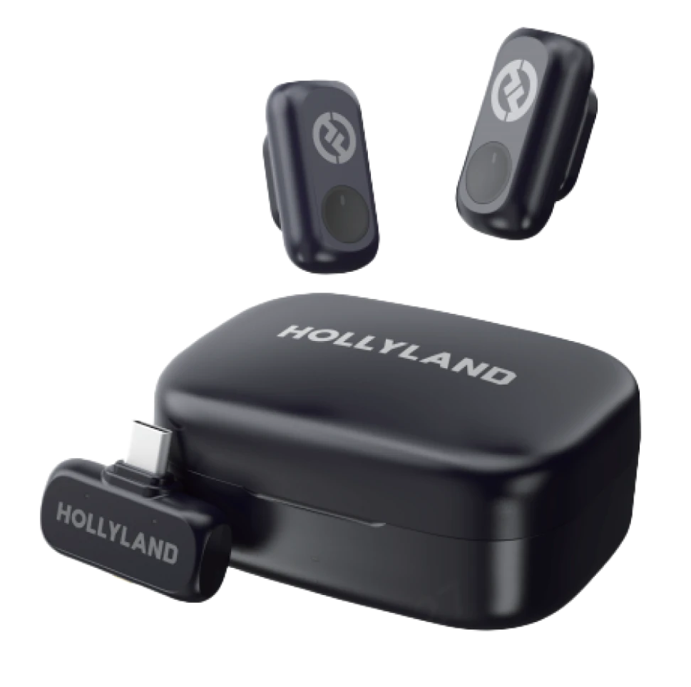Радиосистема Hollyland Lark A1 Duo, Черный детальное изображение - 1