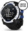 Смарт-часы Garmin Instinct 3 Solar Whitestone with Black/Bolt Blue Silicone Limited edition, 50 мм, Синий вариант - 2