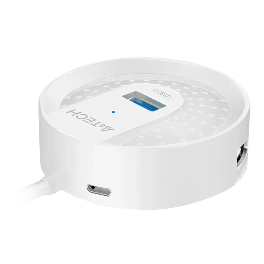 USB-концентратор A4Tech HUB-30, Белый детальное изображение - 2