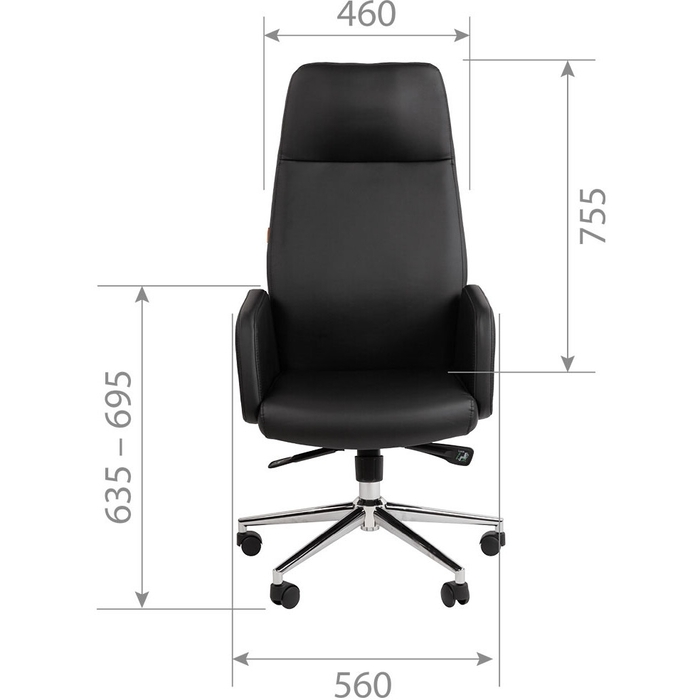 Офисное кресло Chairman 929, Черный №4