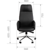 Офисное кресло Chairman 929, Черный вариант - 4