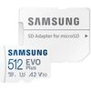 Карта памяти Samsung EVO Plus MicroSD + SD адаптер (MB-MC512SA), 512 Гб вариант - 1