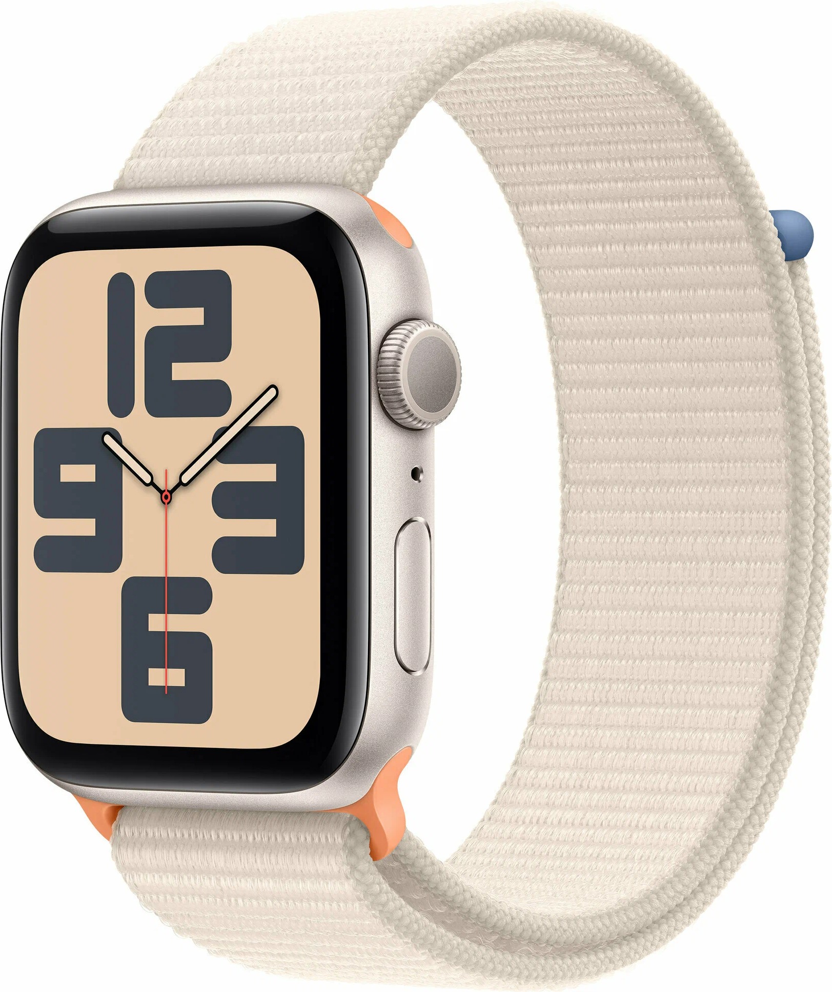 Смарт-часы Apple Watch SE 2023 40 мм, Starlight Aluminium Case with Stalight Sport Loop, Сияющая звезда детальное изображение - 1