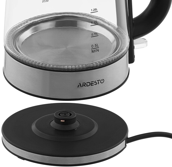 Электрочайник Ardesto EKL-F200 1.7 л, Серебристый №6