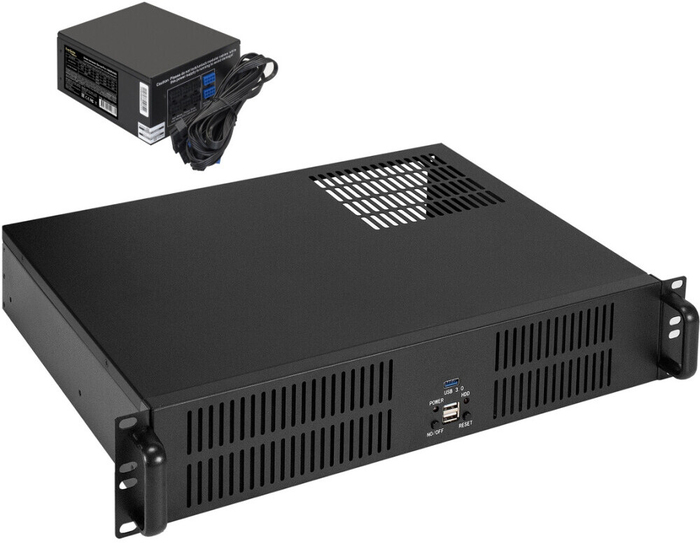 Серверный корпус ExeGate Pro 2U350-33/1100RADS (EX298272RUS), 1100 Вт, Черный №1