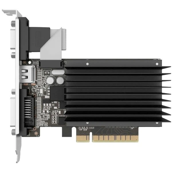 Видеокарта ASUS NVIDIA GeForce GT 730, GT730-SL-2GD5-BRK, 2 ГБ, Черный детальное изображение - 2