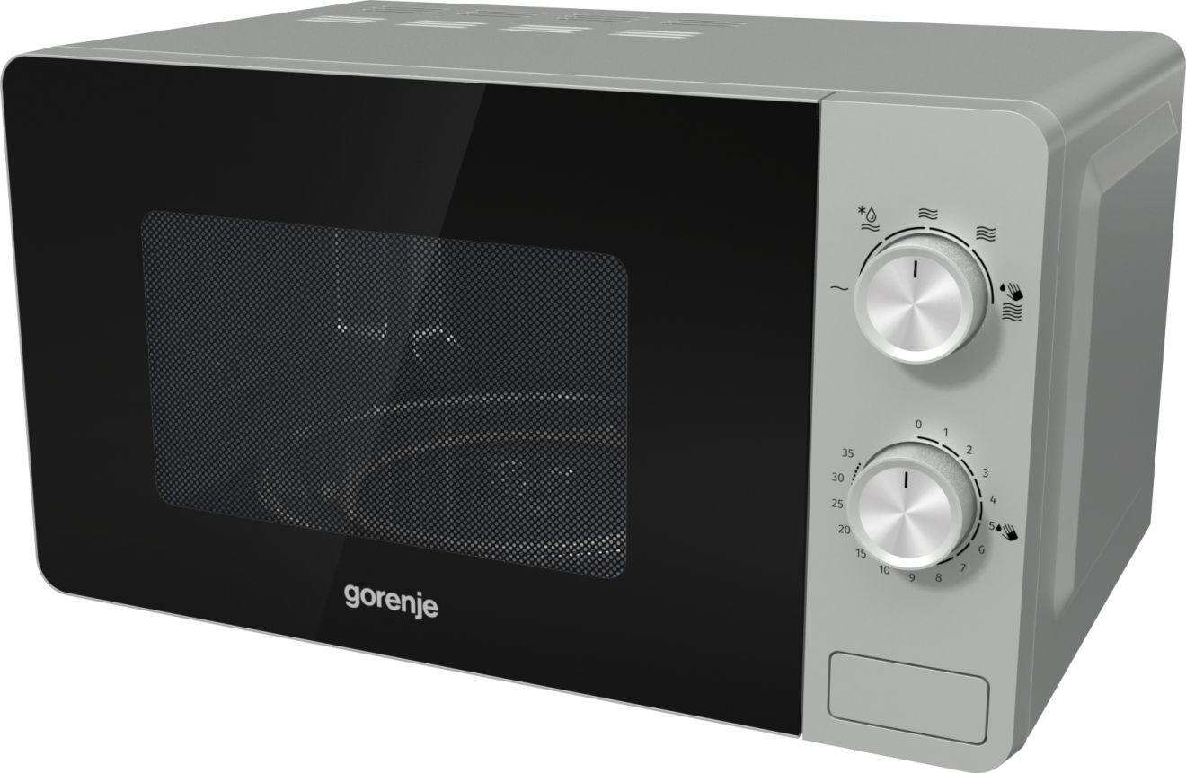 Микроволновая печь Gorenje Essential MO 17 E1S, Серебристый детальное изображение - 2