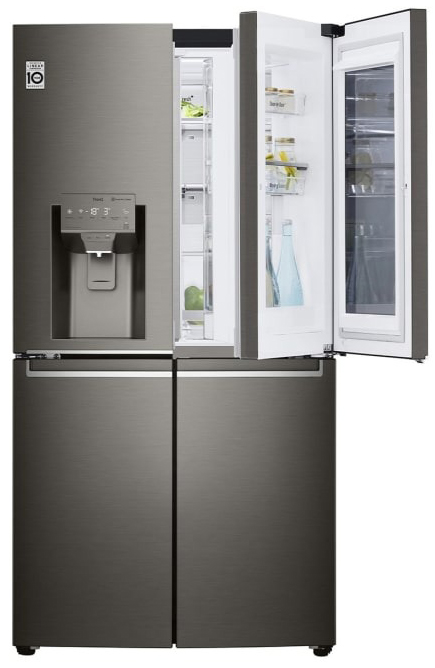 Холодильник LG GR-X24FMKBL, Черный детальное изображение - 2