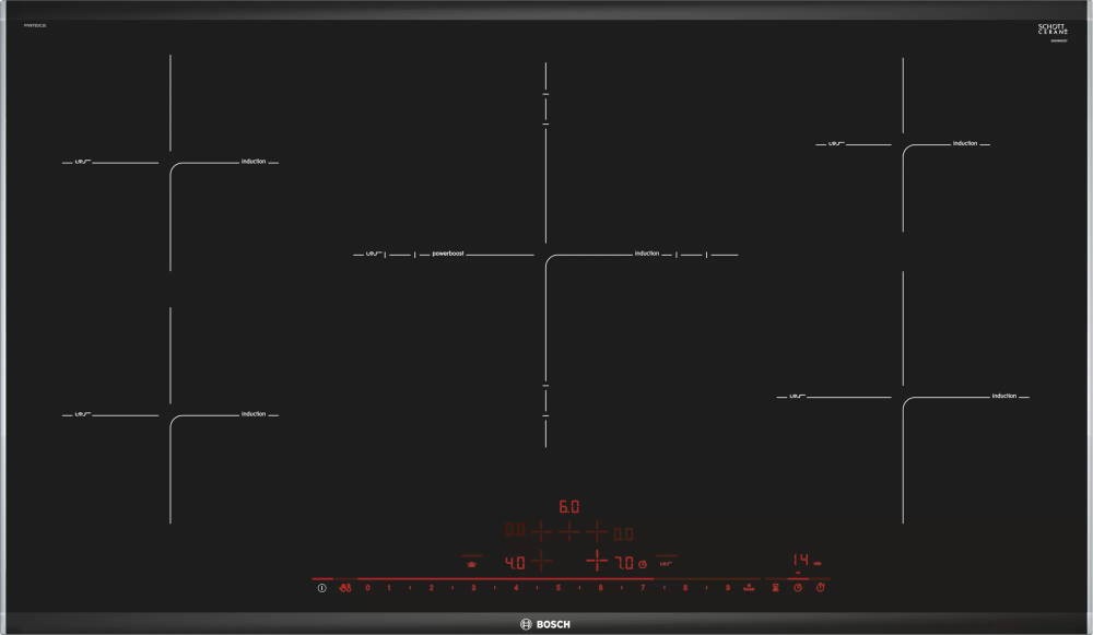 Варочная поверхность Bosch PIV 975 DC1E, Черный детальное изображение - 2
