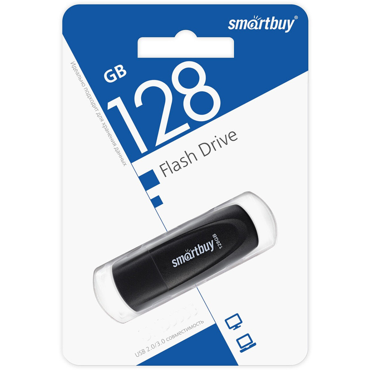 USB Flash накопитель SmartBuy Scout (SB004GB2SCK) 4 ГБ, черный детальное изображение - 3