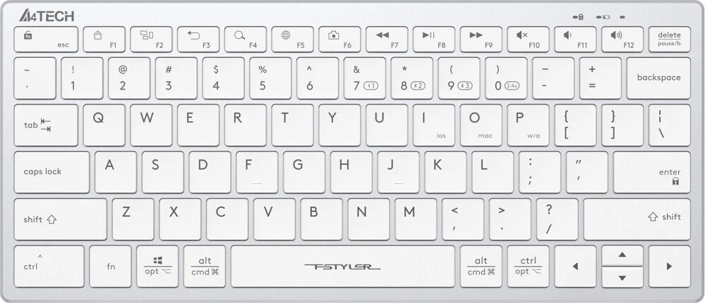 Клавиатура A4Tech FBX51C, Белый детальное изображение - 5
