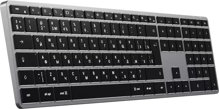 Клавиатура Satechi Slim X3 Bluetooth Backlit Space Gray, ST-BTSX3M-RU, Серый №4