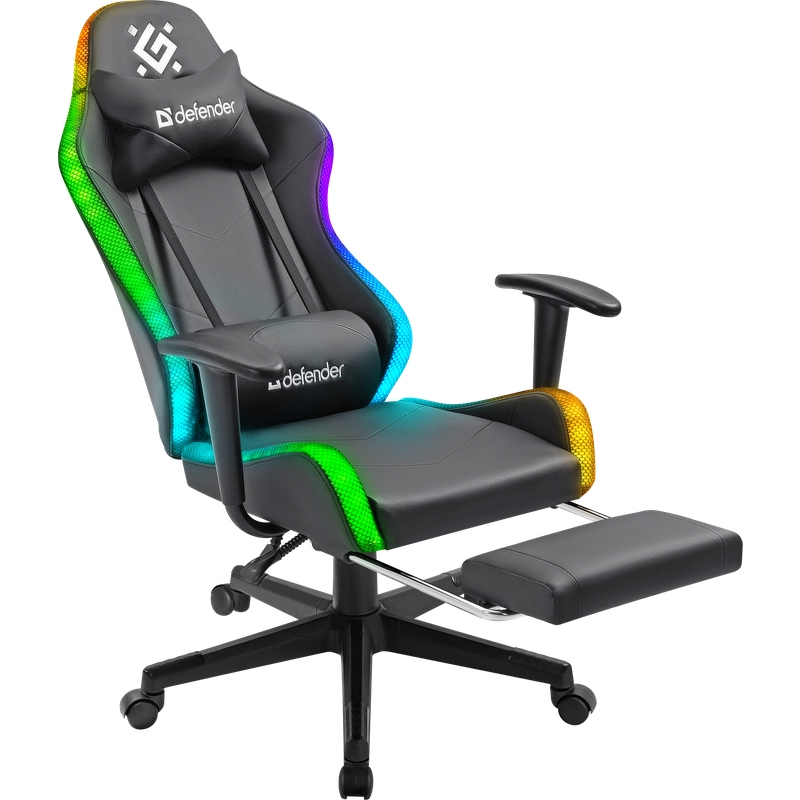 Игровое кресло Defender Watcher, Черный детальное изображение - 4