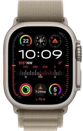 Умные часы Apple Watch Ultra 2 49 мм Titanium Case with Blue Alpine Loop (М) детальное изображение - 2