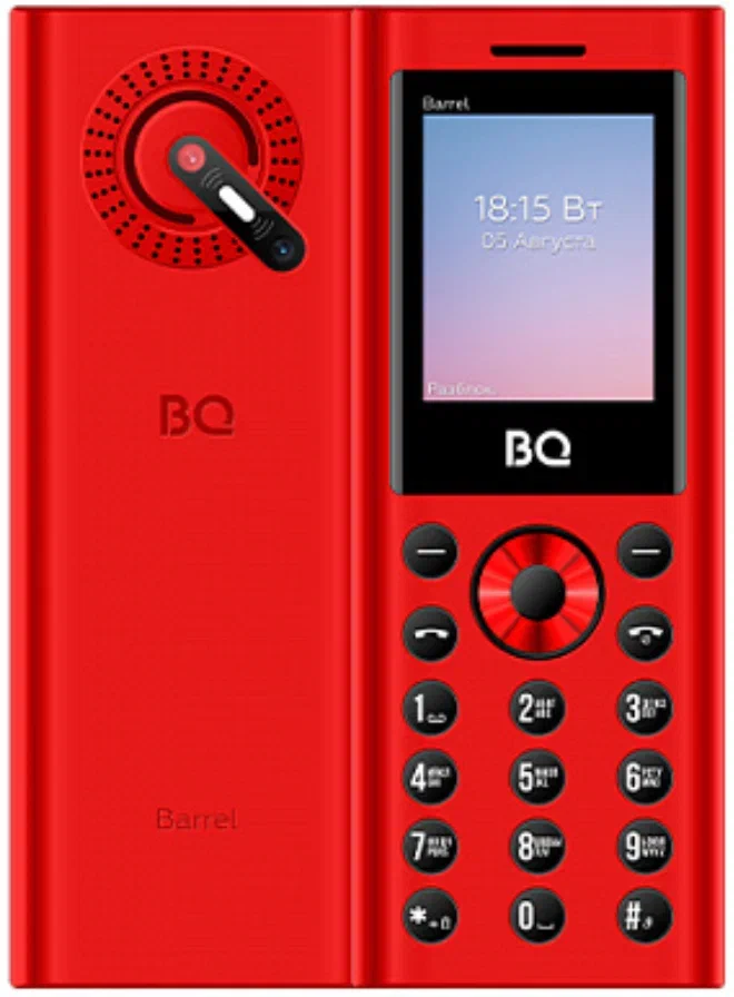Мобильный телефон BQ 1858 Barrel, 32 Мб, Черный/Золотой, Mini-SIM детальное изображение - 3