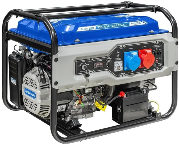 Генератор бензиновый ТСС SGG 9000E3LUA 190096, 8 кВт, Синий детальное изображение - 3