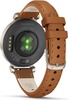 Смарт-часы Garmin Lily 2 Classic, 35 мм, с безелем цвета кремовое золото, коричневый кожаный ремешок вариант - 2
