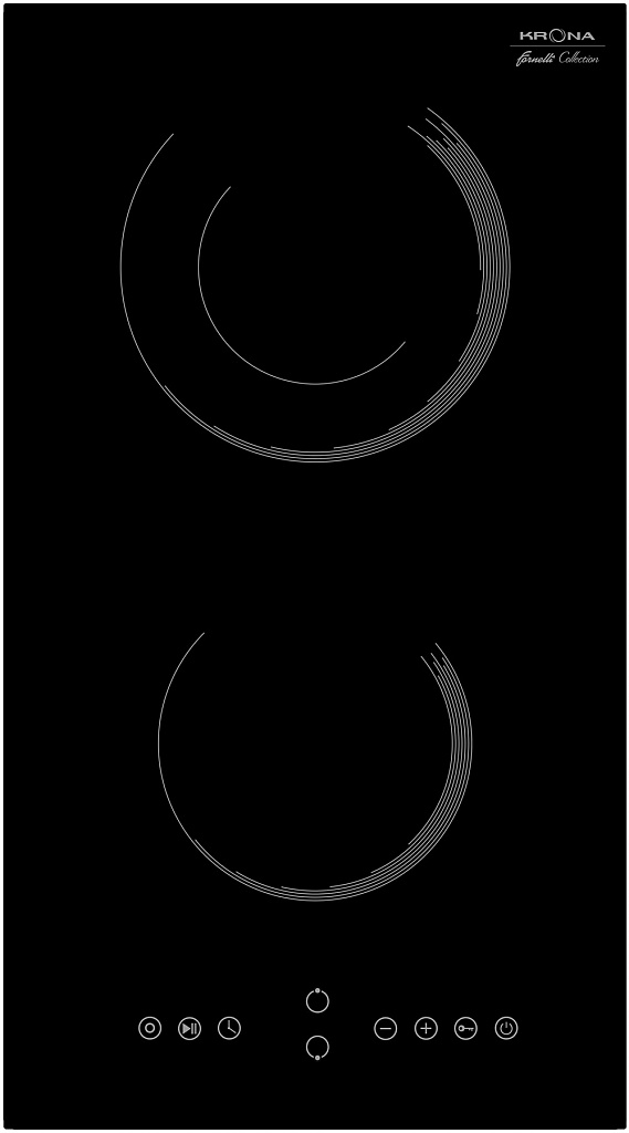 Варочная поверхность Krona ORSA 30 BL, Черный детальное изображение - 1