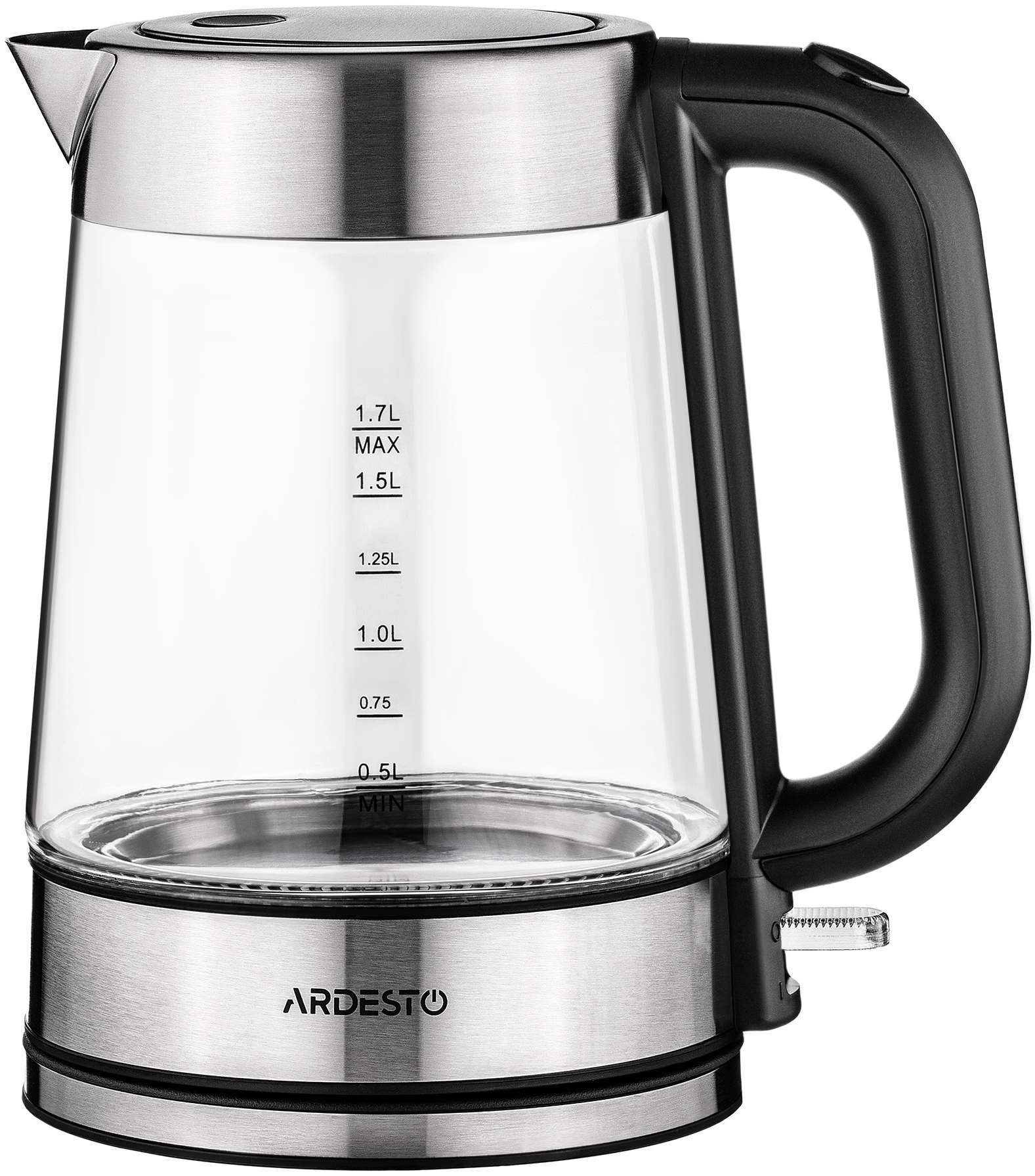 Электрочайник Ardesto EKL-F200 1.7 л, Серебристый детальное изображение - 4