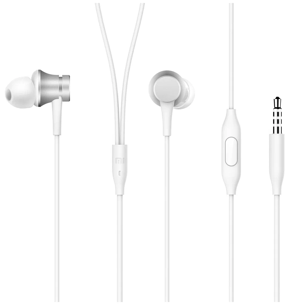 Проводные наушники Xiaomi Piston Fresh, Белый детальное изображение - 2