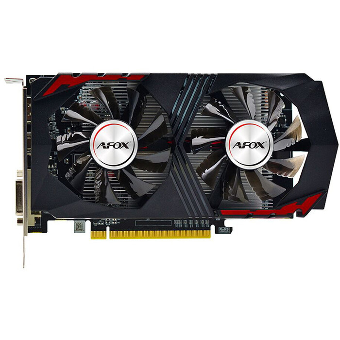 Видеокарта AFOX NVIDIA GeForce GTX 1050 Ti, AF1050TI-4096D5H2-V6, 4 ГБ, Черный №3