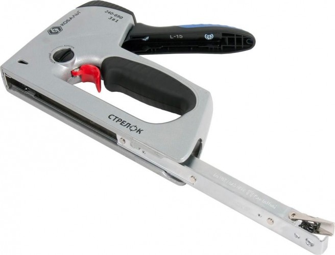 Скобозабиватель ручной Кобальт 240-690 механический стрелок 6-14 мм, тип 53, шпильки, гво детальное изображение - 3