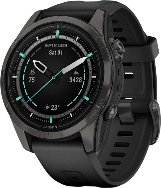 Смарт-часы Garmin Rpix Pro Gen 2 Sapphire Edition, 42 мм, Черный детальное изображение - 1