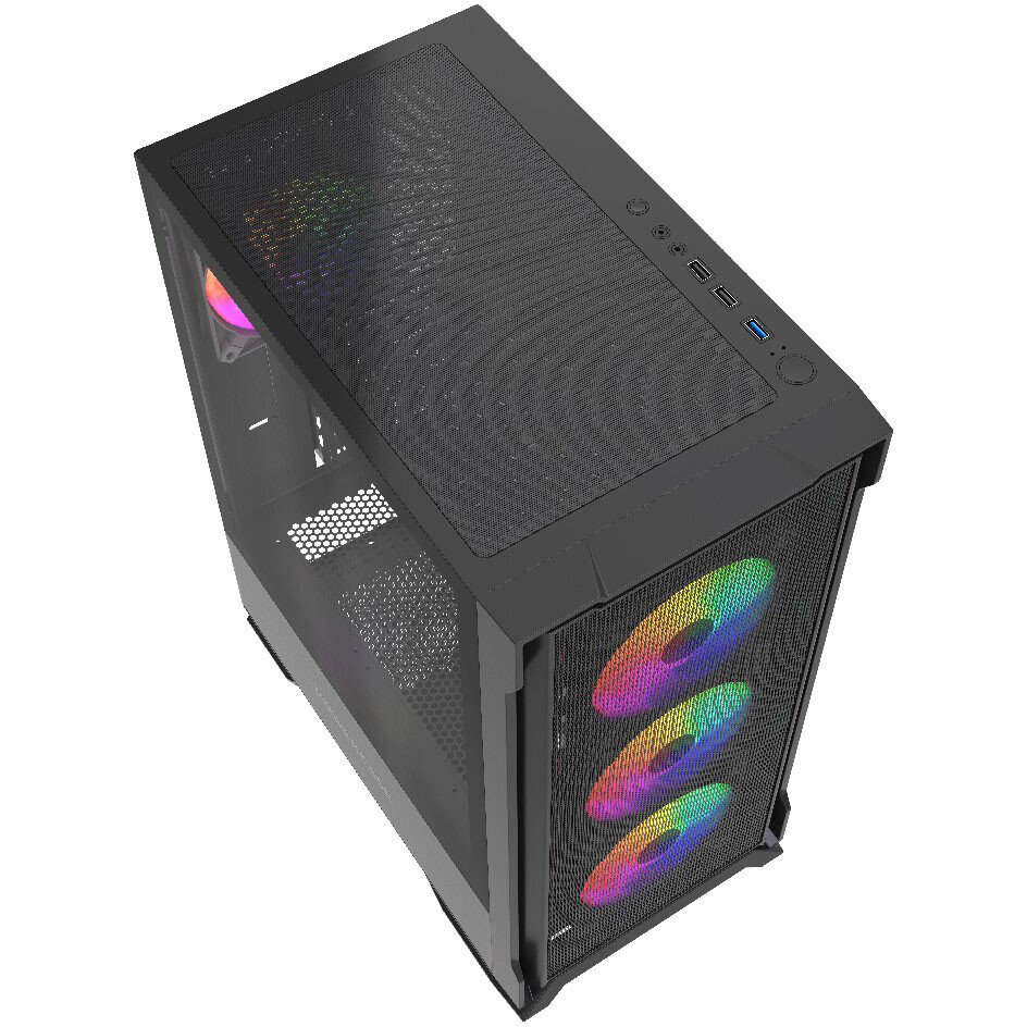 Корпус Powercase Mistral AZ4B ARGB, Черный детальное изображение - 6